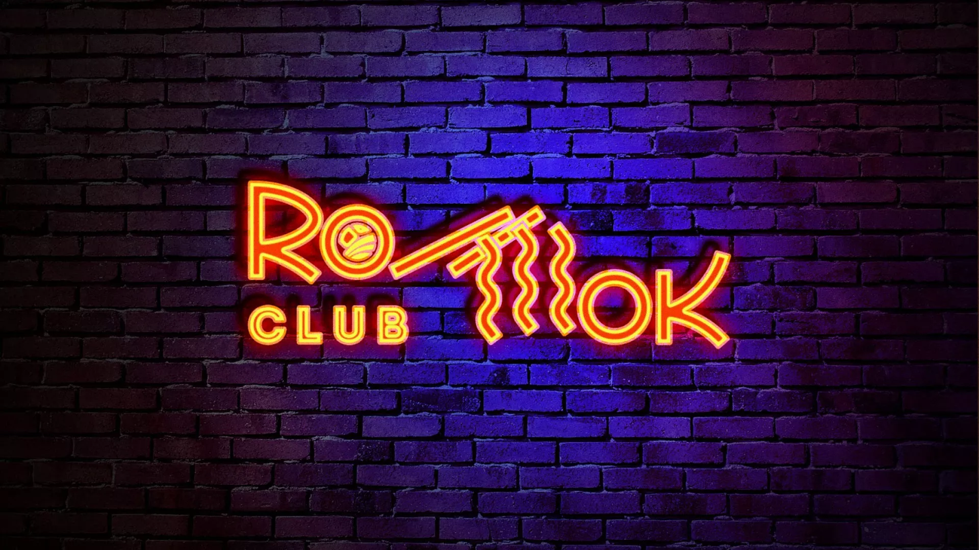 Разработка интерьерной вывески суши-бара «Roll Wok Club» в Старой Купавне